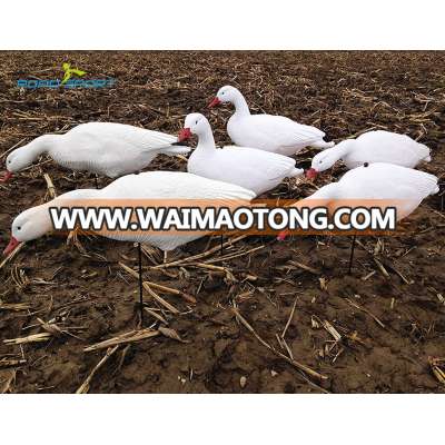 Durable EVA foam white goose decoys for wild hunting