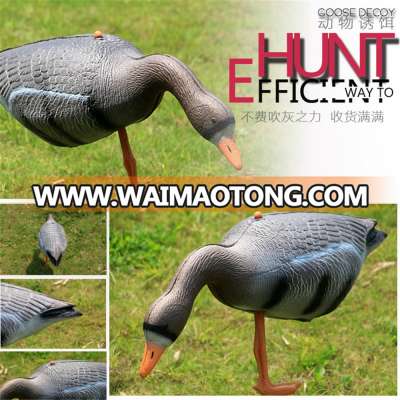 Promotion EVA foam Hunting Goose Decoys With One Plastic Foot For Hunting in three position